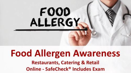 Food Allergen Awareness Course for Restaurants, Catering & Retail